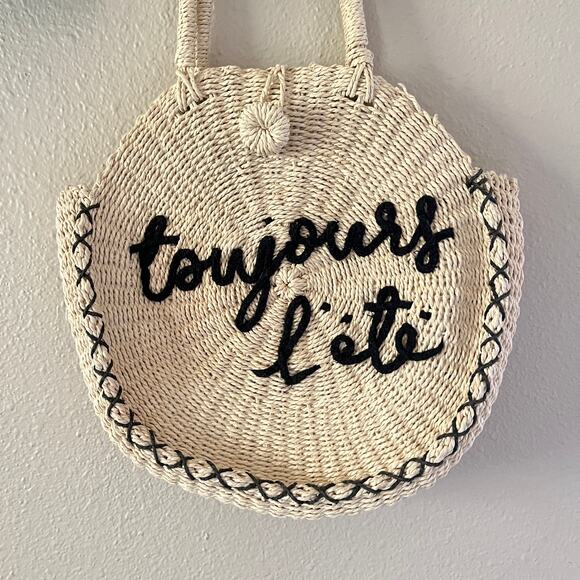 Seafolly Always Summer round Beach Straw bag - Picture 5 of 10